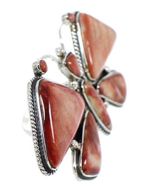 Jewelry Large Statement Oyster Shell Butterfly Ring Size 8-1/4 PS72889